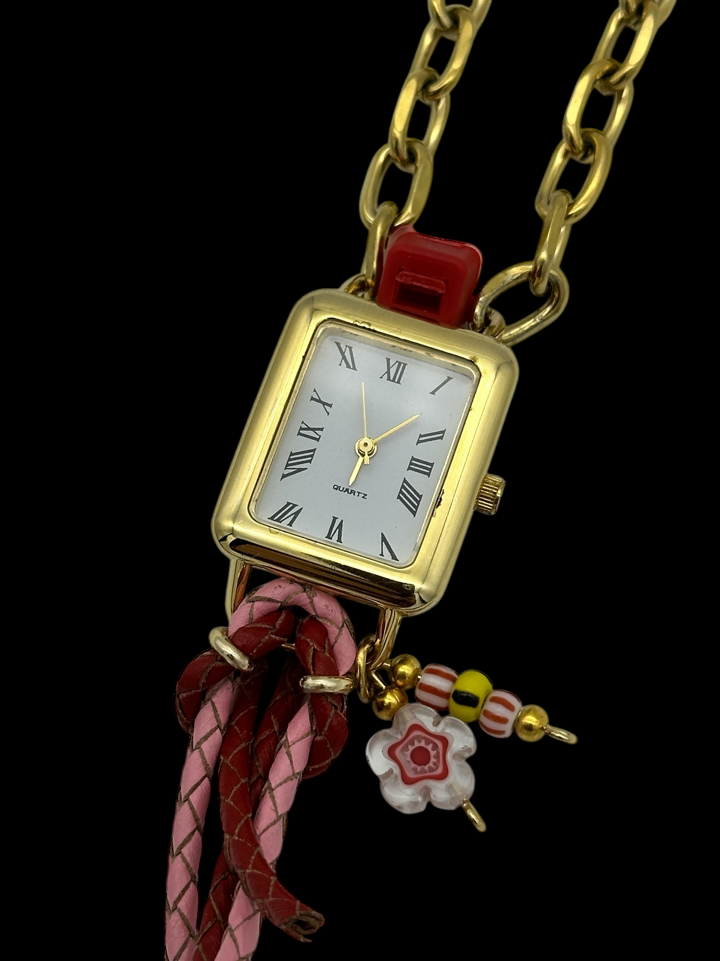 Rose Watch Necklace